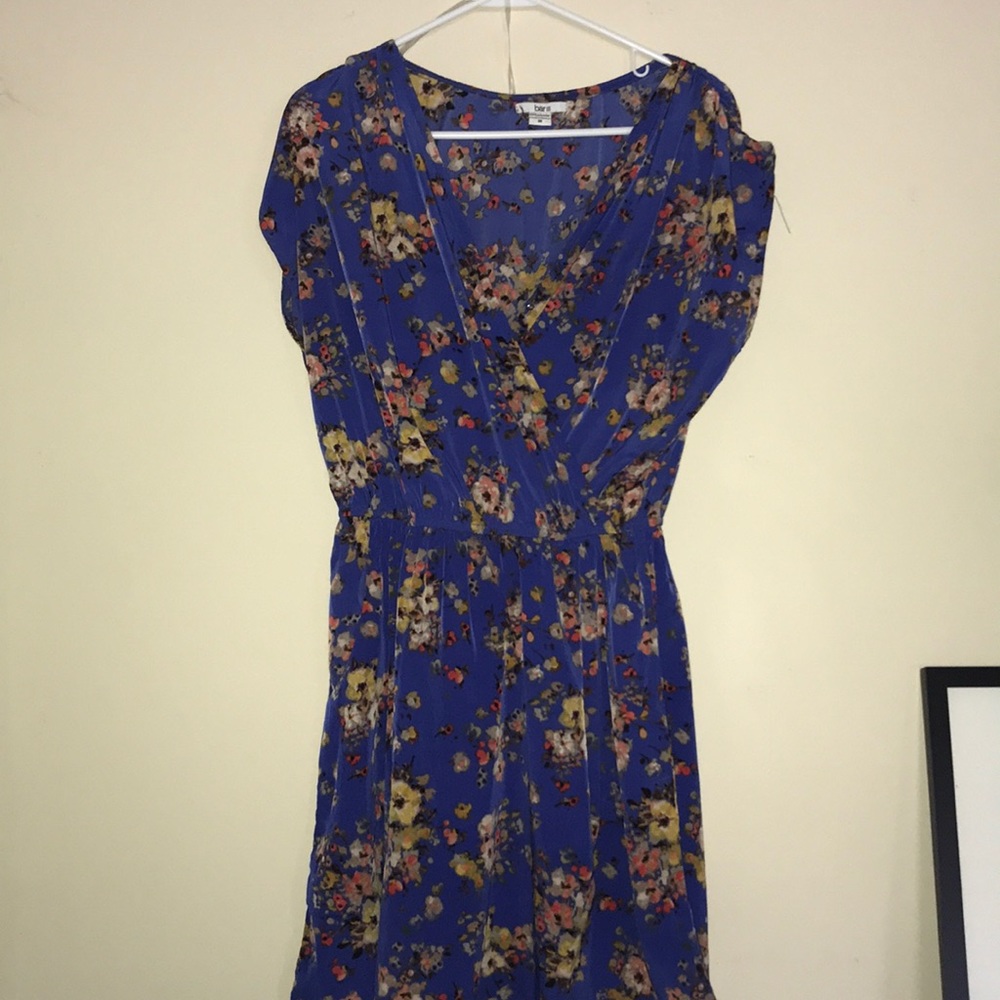 Blue floral bar III dress